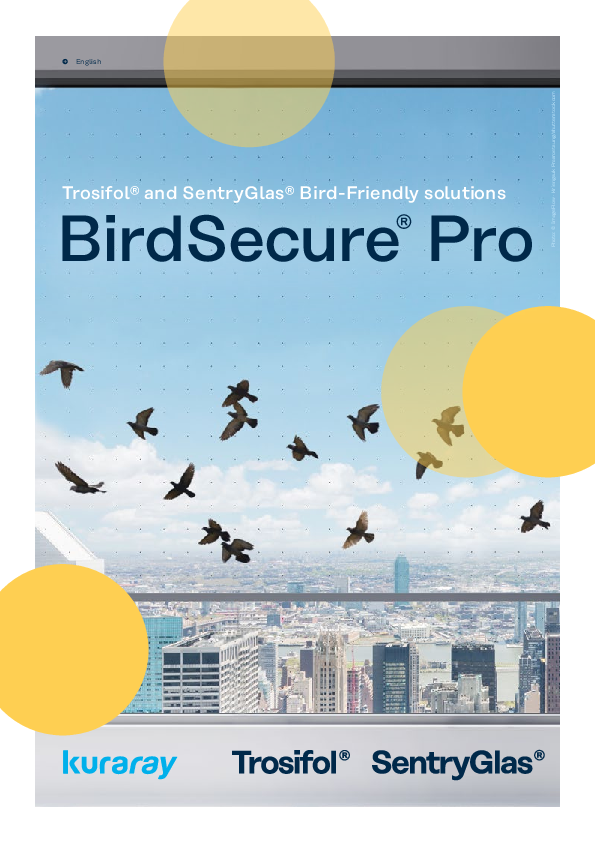 Trosifol® and SentryGlas® Bird-Friendly solutions: BirdSecure® Pro